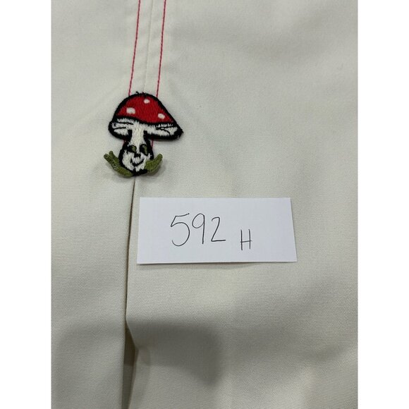 Vintage Harburt Elastic Waist Pull On Skort Cream Sz 6 Front Slits Mushroom - Picture 9 of 10